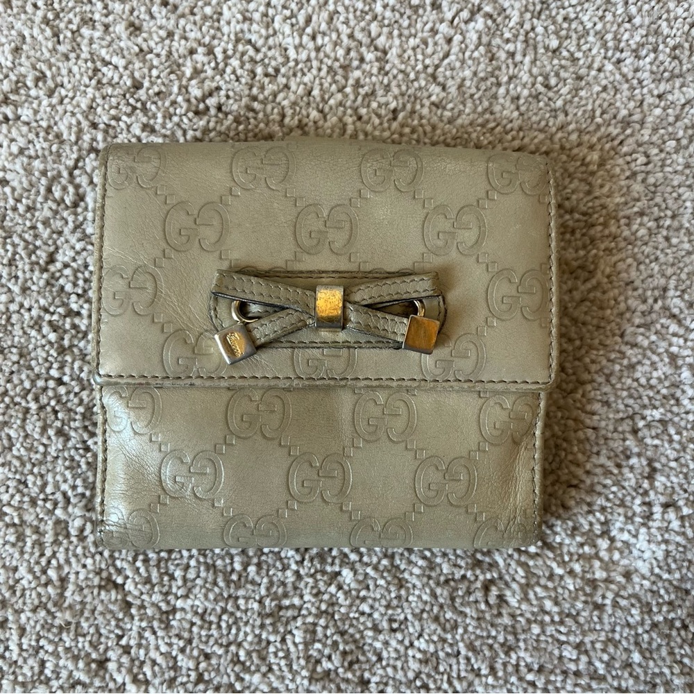Gucci Monogram Princy Compact Wallet